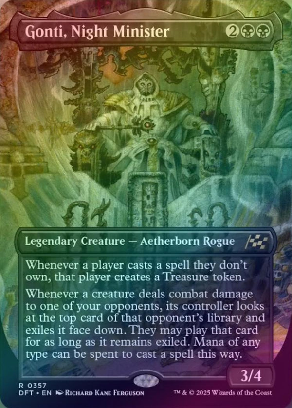 Gonti, Night Minister - Borderless (Foil) (DFT)