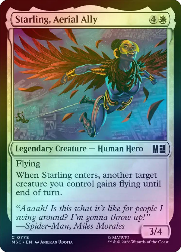 Starling, Aerial Ally (Foil) (MSC)