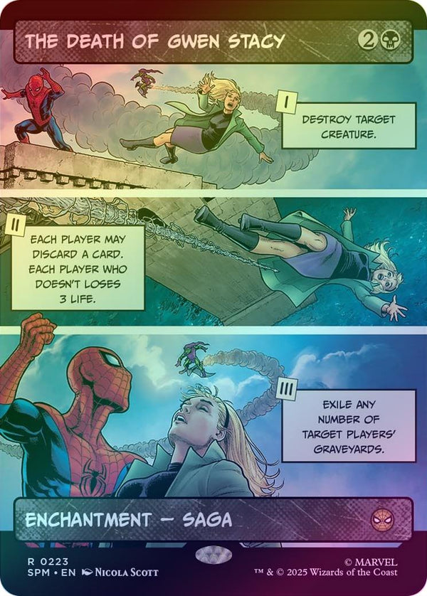 The Death of Gwen Stacy - Panel Showcase (Foil) (SPM)