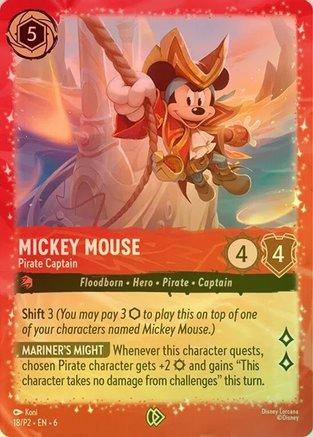 Mickey Mouse (Pirate Captain) - 18 - Promo (Foil)