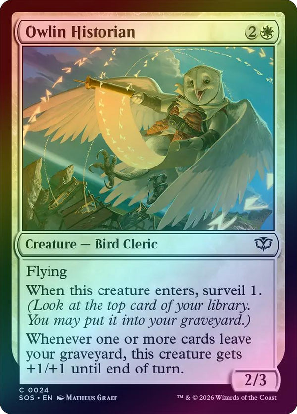 Owlin Historian (Foil) (SOS)