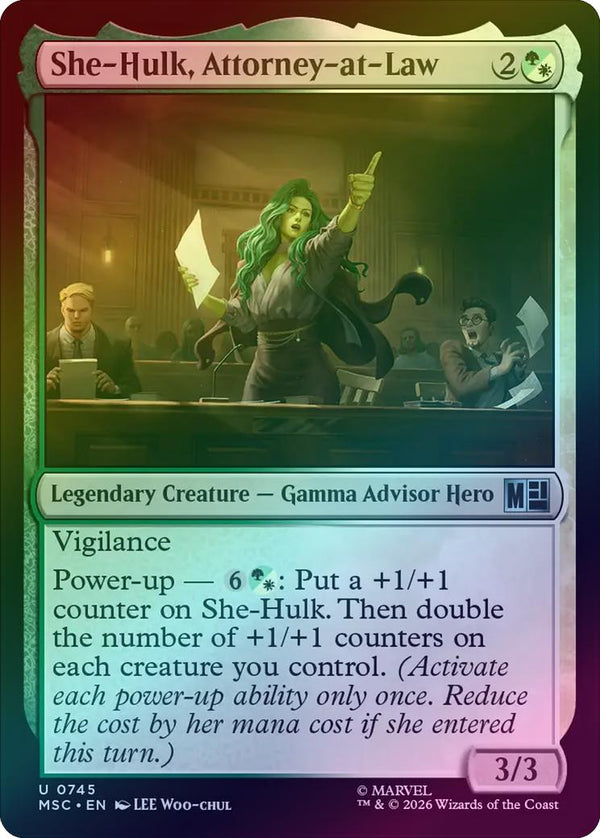 She-Hulk, Attorney-at-Law (Foil) (MSC)
