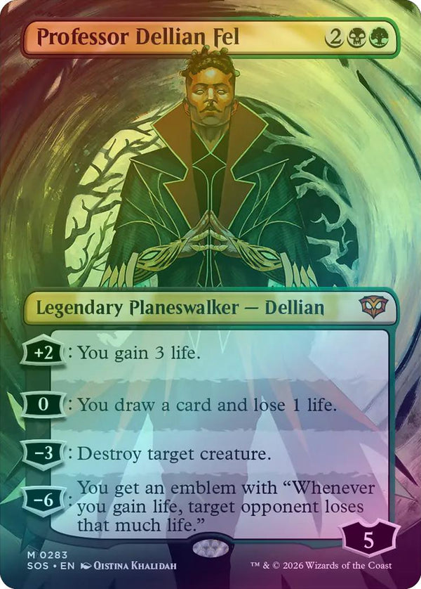 Professor Dellian Fel - Borderless (Foil) (SOS)