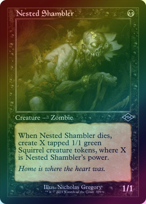 Nested Shambler - Retro Frame (Foil) (MH2)