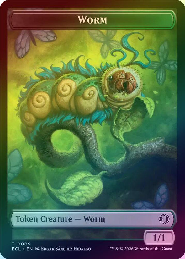 Merfolk // Worm Token (Foil) (TECL)