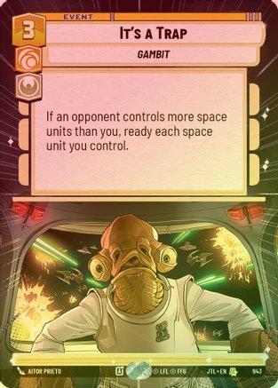 It's a Trap (Hyperspace) - 943 - Rare (Foil)
