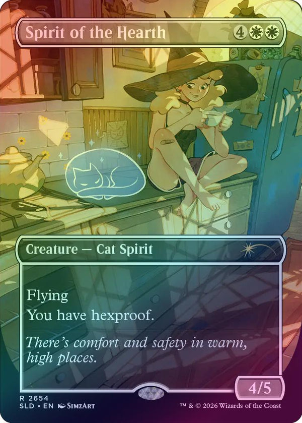 Spirit of the Hearth - Witch's Familiar (Foil) (SLD)