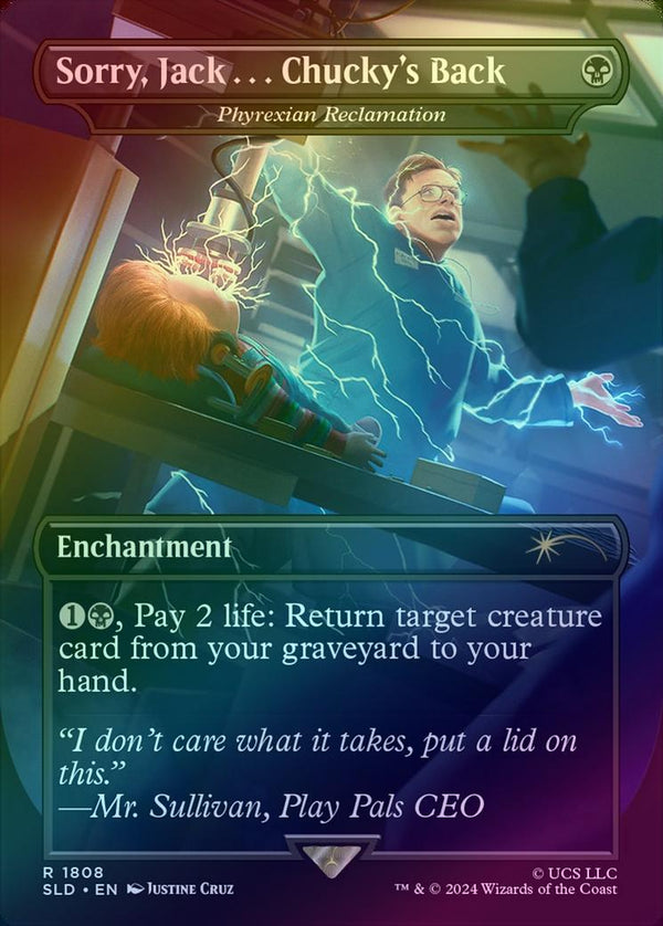 Sorry, Jack ... Chucky's Back // Phyrexian Reclamation - Chucky (Foil) (SLD)