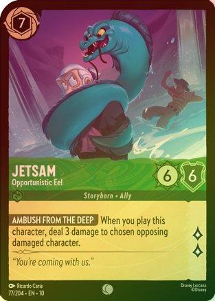Jetsam (Opportunistic Eel) - 77/204 - Common (Foil)