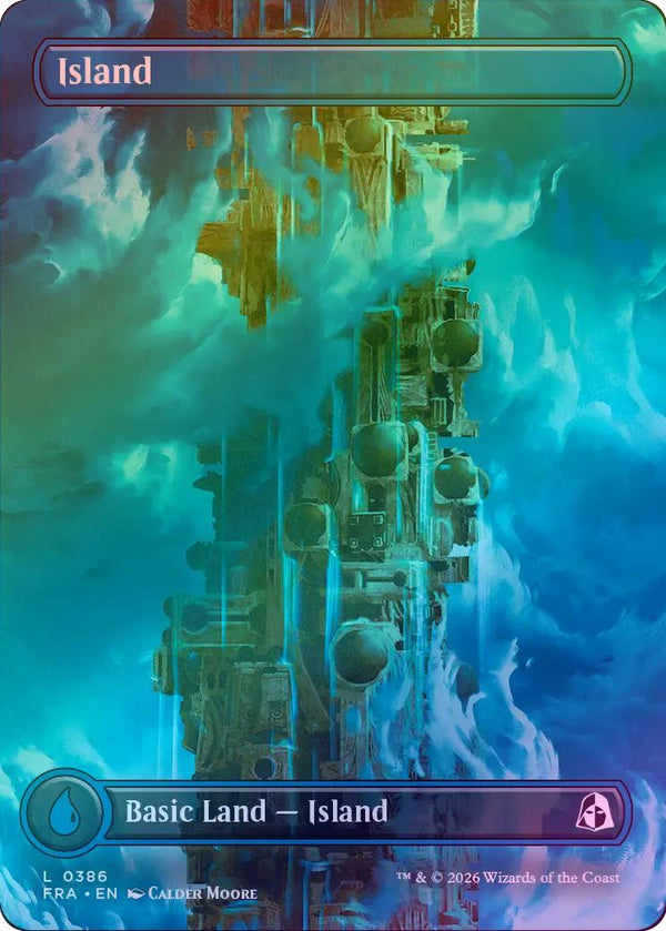 Island (386) - Tower Full Art (Foil) (FRA)