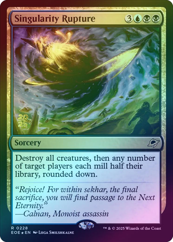 Singularity Rupture - Prerelease Promo (Foil) (PEOE)