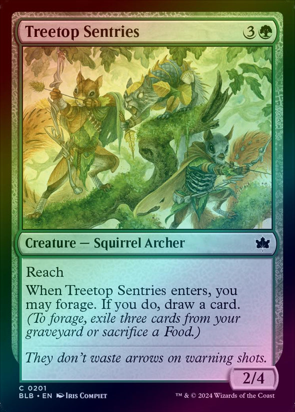 Treetop Sentries (Foil) (BLB)