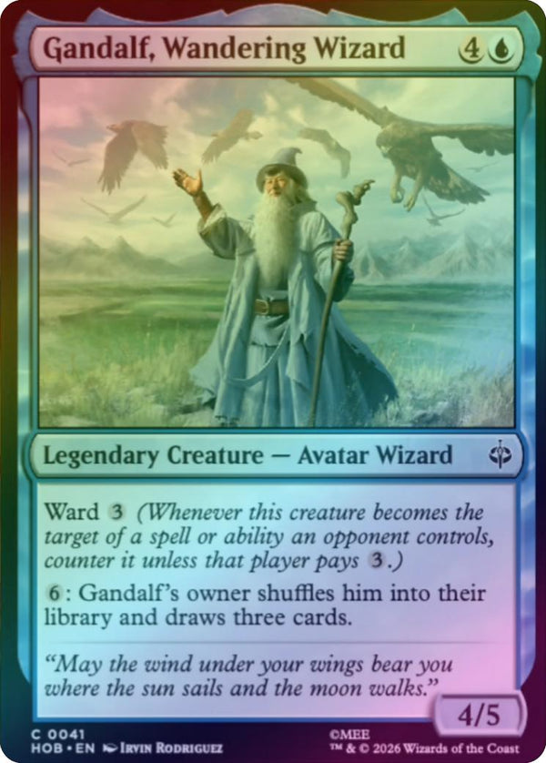 Gandalf, Wandering Wizard (Foil) (HOB) (Pre-Order)