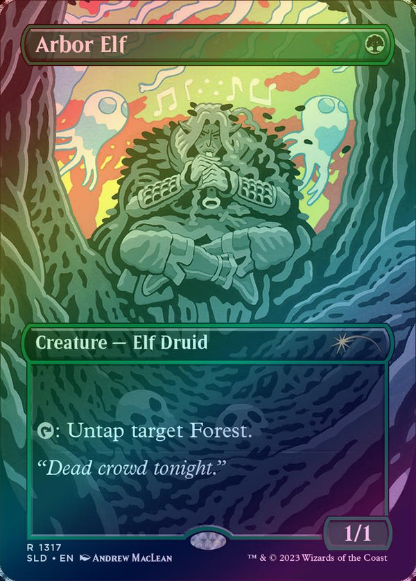 Arbor Elf - Borderless (Rainbow Foil) (SLD)