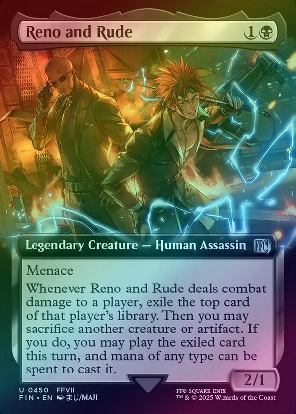 Reno and Rude - Extended Art (Foil) (FIN)