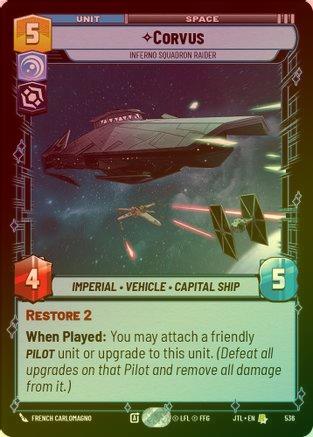 Corvus - Inferno Squadron Raider - 536 - Rare (Foil)