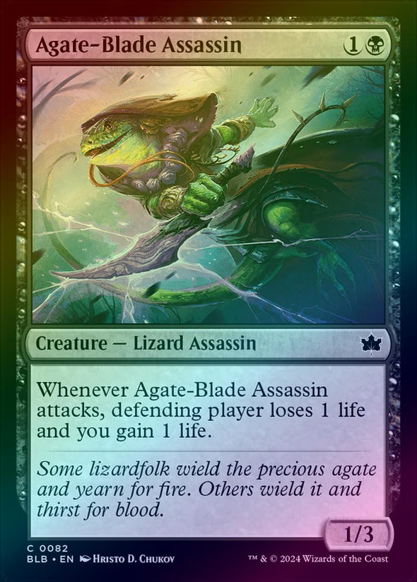 Agate-Blade Assassin (Foil) (BLB)