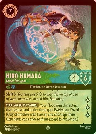 Hiro Hamada (Armor Designer) - 96/204 - Super Rare (Foil)