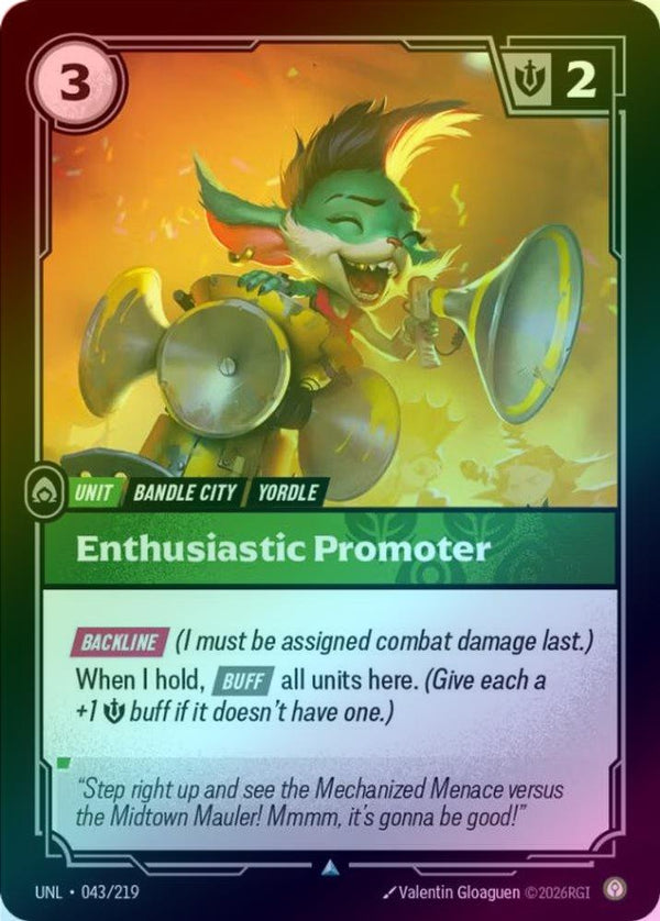 Enthusiastic Promoter - 043/219 - Uncommon (Foil)