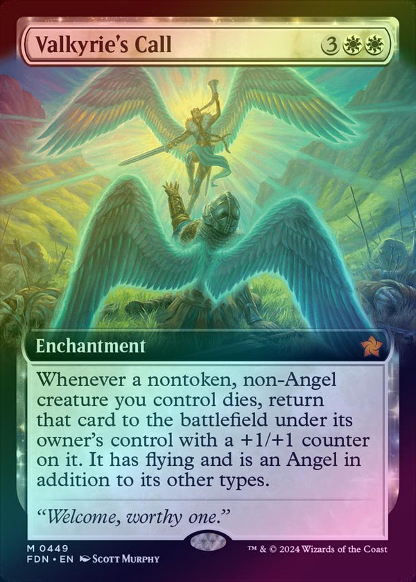 Valkyrie's Call - Extended Art (Foil) (FDN)