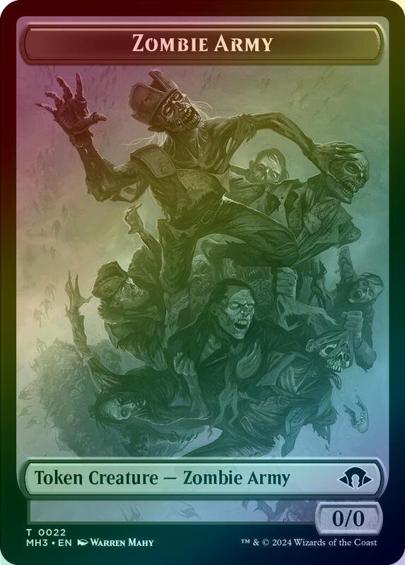 Servo // Zombie Army Token (Foil) (TMH3)