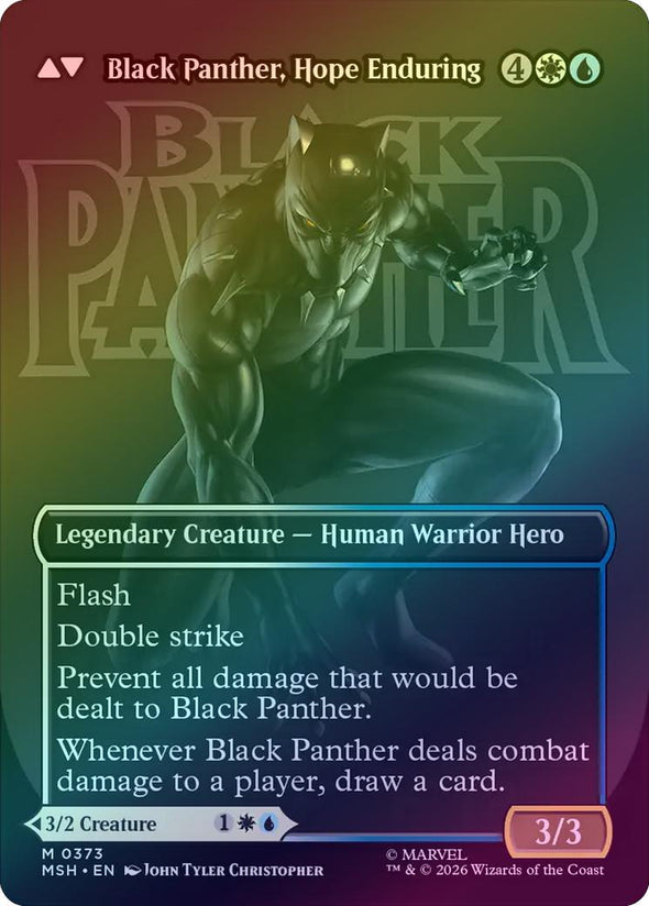 King T'Challa // Black Panther, Hope Enduring - Logo Showcase (Foil) (MSH) (Pre-Order)
