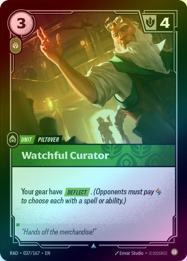 Watchful Curator - 037/167 - Uncommon (Foil)