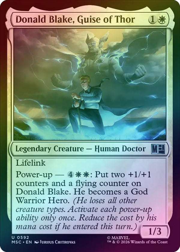 Donald Blake, Guise of Thor (Foil) (MSC)