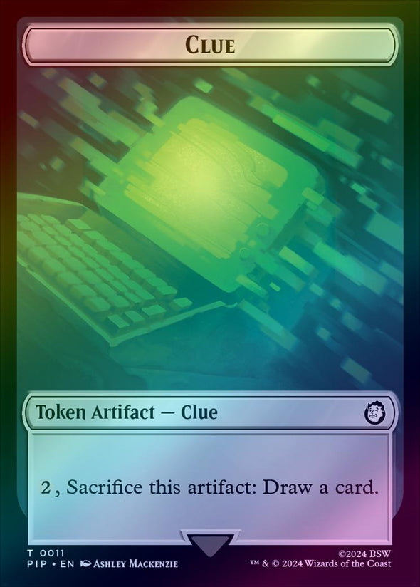 Radiation // Clue Token (Foil) (TPIP)
