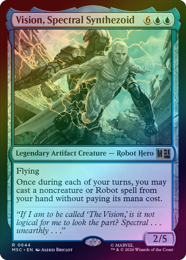 Vision, Spectral Synthezoid (Foil) (MSC) (Pre-Order)