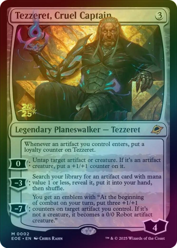 Tezzeret, Cruel Captain - Prerelease Promo (Foil) (PEOE)