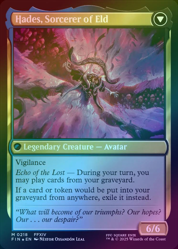 Emet-Selch, Unsundered // Hades, Sorcerer of Eld - Prerelease Promo (Foil) (PFIN)