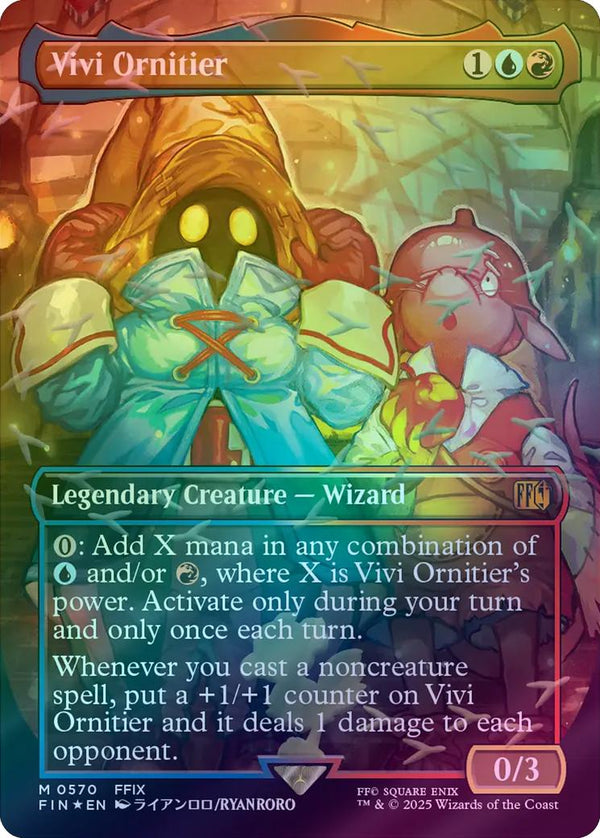Vivi Ornitier - Borderless (Chocobo Track Foil) (FIN)