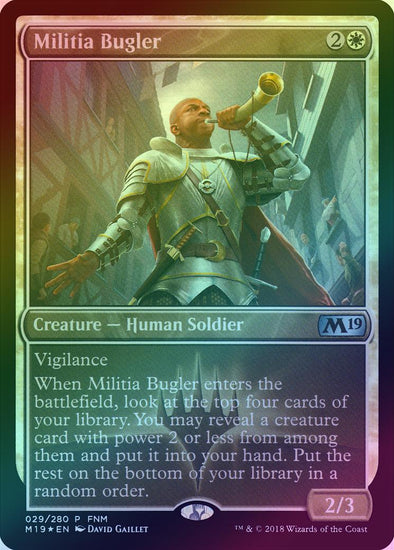 Militia Bugler - FNM Promo (Foil) (PM19)