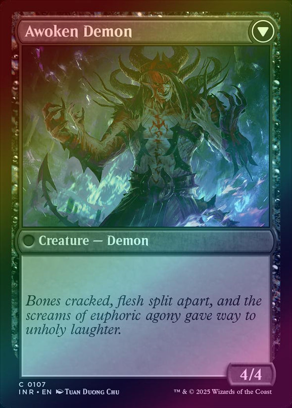 Ecstatic Awakener // Awoken Demon (Foil) (INR)