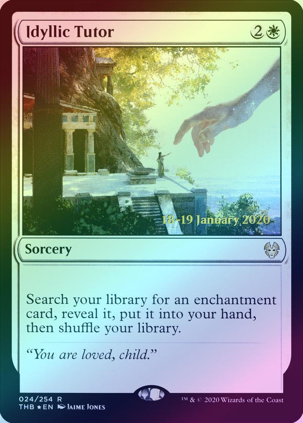 Idyllic Tutor - Prerelease Promo (PTHB) (Foil)