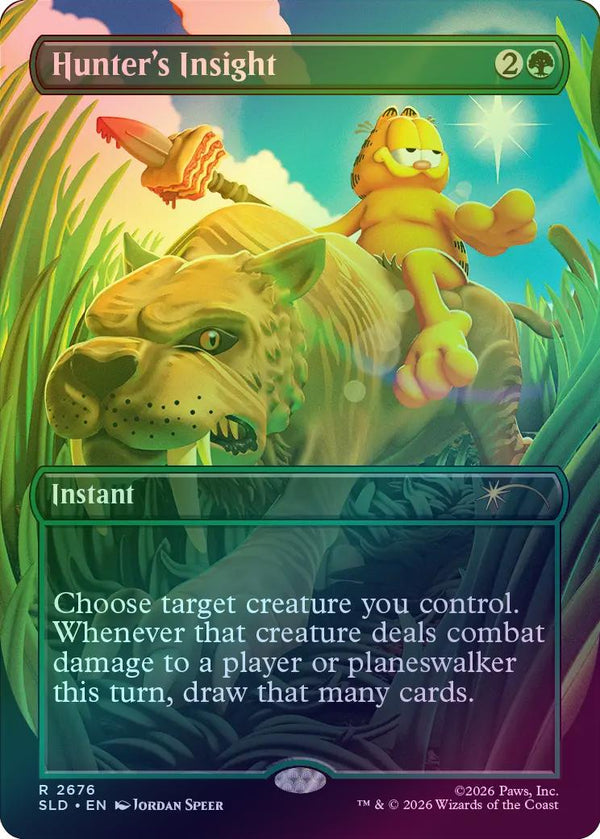 Hunter's Insight - Garfield: Our Only Thought Is to Entertain You (Foil) (SLD)