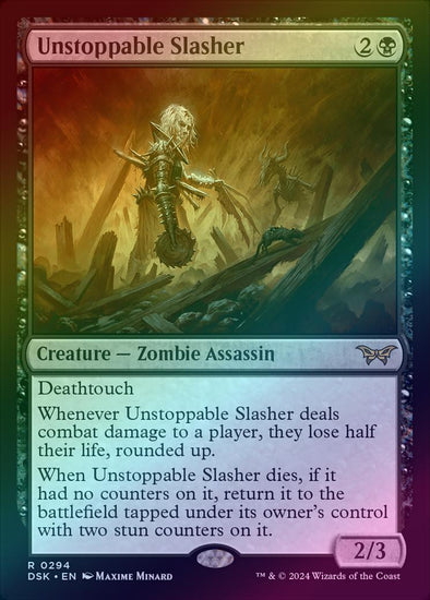 Unstoppable Slasher - Lurking Evil Alternate Art (Foil) (DSK)