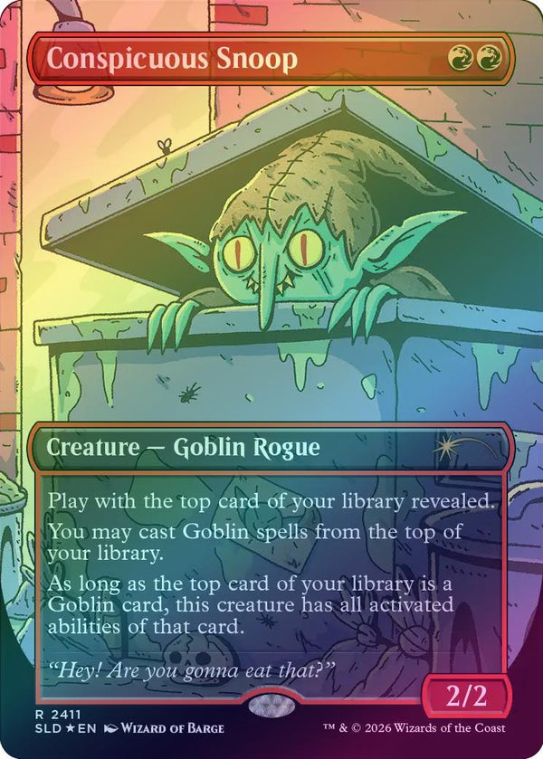 Conspicuous Snoop - Goblin Storm (Foil) (SLD)