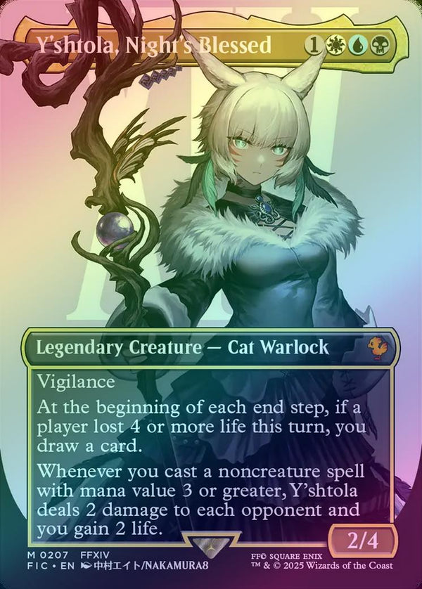 Y'shtola, Night's Blessed - Borderless (Foil) (FIC)