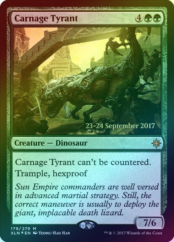 Carnage Tyrant - Prerelease Promo (Foil) (PXLN)