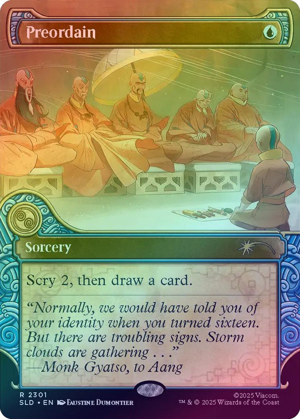 Preordain - ATLA: One With The Elements (Rainbow Foil) (SLD)