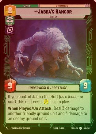 Jabba's Rancor - Pateesa - 091/262 - Uncommon (Foil)