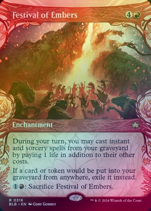 Festival of Embers - Woodland Showcase (Foil) (BLB)