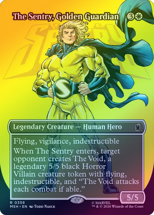 The Sentry, Golden Guardian - Logo Showcase (Foil) (MSH) (Pre-Order)