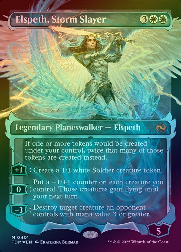 Elspeth, Storm Slayer - Ghostfire Showcase - English Language (Foil) (TDM)