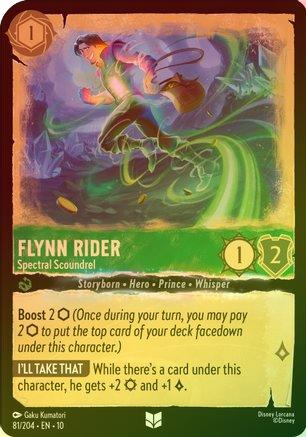 Flynn Rider (Spectral Scoundrel) - 81/204 - Uncommon (Foil)