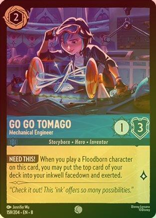Go Go Tomago (Mechanical Engineer) - 159/204 - Common (Foil)
