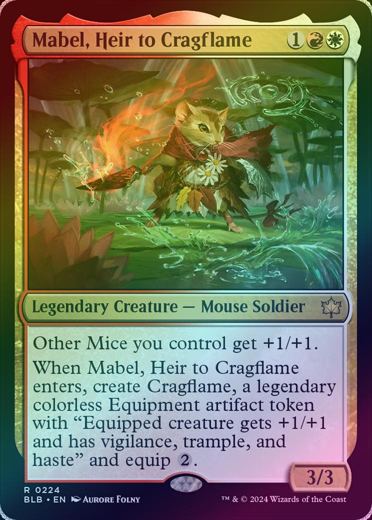 401 Games Canada - Mabel, Heir to Cragflame (Foil) (BLB) 401 Games Canada - Mabel, Heir to Cragflame (Foil) (BLB)