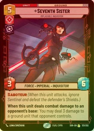 Seventh Sister - Implacable Inquisitor - 133/252 - Rare (Foil)